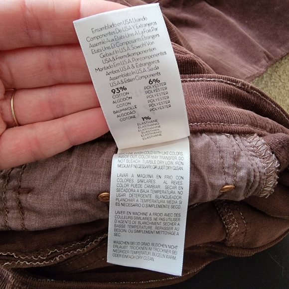 Mother Insider Crop Step Fray Umber Size 24 - Picture 11 of 12